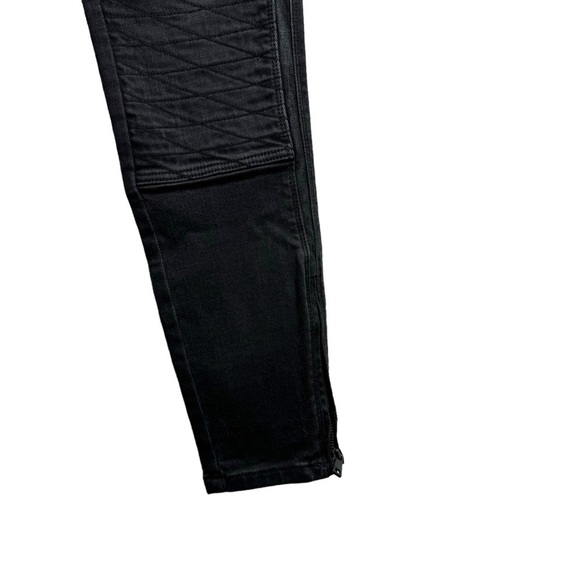 Free People Vintage Stretch Midnight Magic Jeans High Rise Skinny Leg Black 29 - Picture 9 of 16